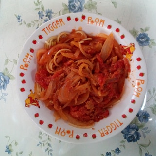 アンチョビのトマトソーススパゲティー